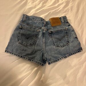 Levi's Women's Blue Denim Shorts